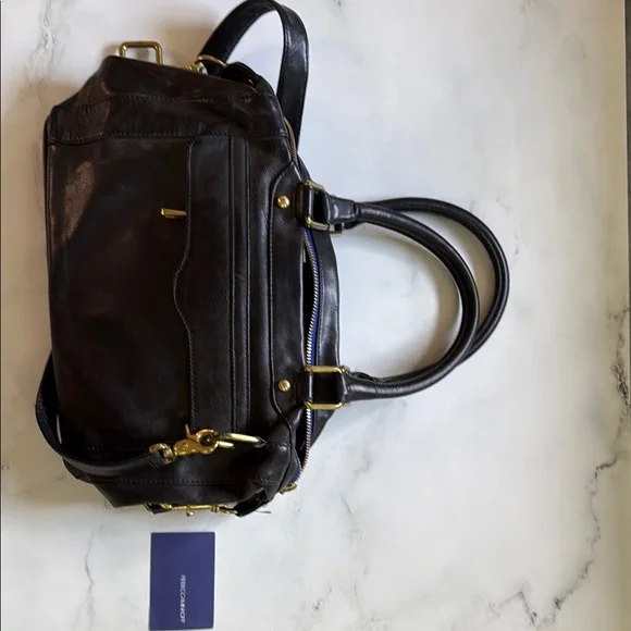 Rebecca Minkoff Black leather MAB Satchel handbag - Picture 5 of 6